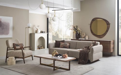 cumpără Canapea Pereflex Sofa 3 pers Keops + masa decorativa (081785) în Chișinău 