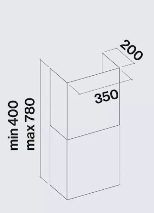 cumpără Hotă Falmec FLIPPER 85 GREEN TECH White Glass (109) (with filter pack) în Chișinău 