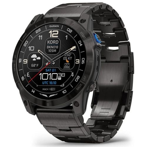 cumpără Ceas inteligent Garmin D2™ Mach 1 Pro, Aviator Smartwatch with Vented Titanium Bracelet (010-02804-81) în Chișinău 