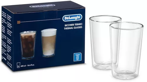 купить Стакан DeLonghi DLSC319 SET 2 Thermal glasses 490ml в Кишинёве 