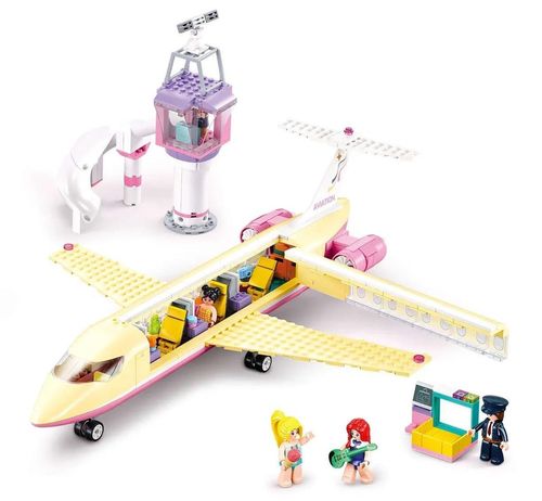 cumpără Set de construcție Sluban B1166 Set de construcție Avion de lux, 383 elem. în Chișinău 