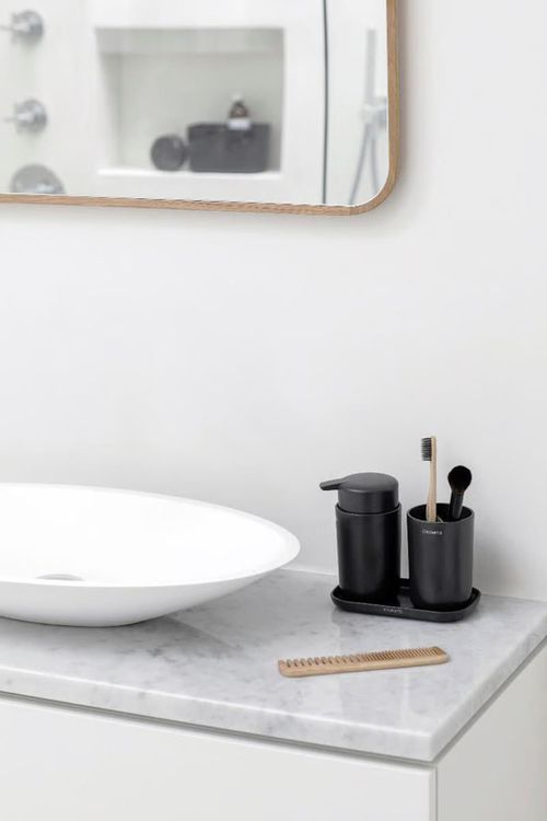 cumpără Set pentru baie Brabantia 28 03 68 Bathroom Accessory Set Brabantia, 3 Pieces, Dark Grey în Chișinău 