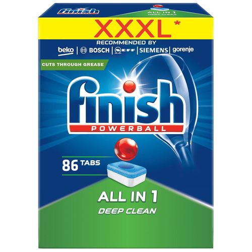 cumpără Detergent mașina de spălat vase Finish 1778/3593 All in One 86 tab în Chișinău 