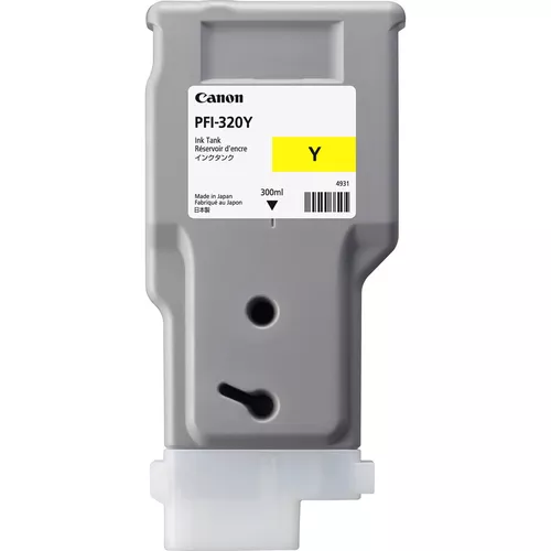 купить Картридж для принтера Canon PFI-320Y, Yellow, 300ml for TM200 в Кишинёве 