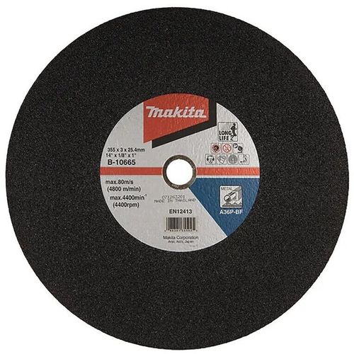 cumpără Disc de șlefuire Makita B-10665-5 Disc abraziv metal 355x25x3 în Chișinău 