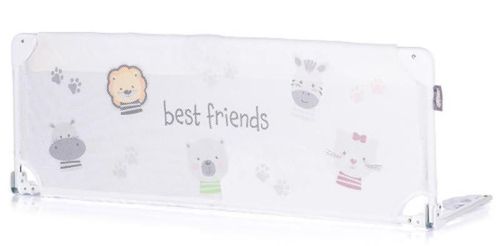 купить Кровать детская Chipolino KORAIL0241AN Защитный барьер Animals white в Кишинёве 