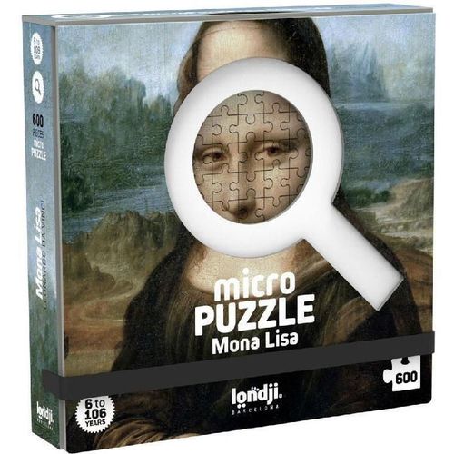 купить Головоломка Londji PZ202 Micropuzzle 600pcs - Mona Lisa в Кишинёве 