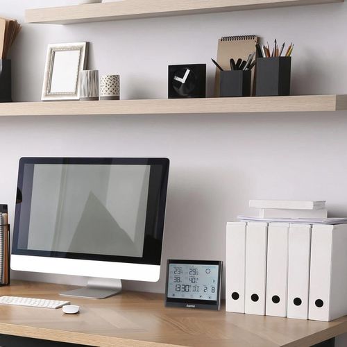 купить Погодная станция Hama 186421 Full Touch Weather Station, black в Кишинёве 