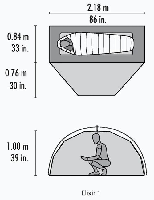 cumpără Cort Cascade Designs Elixir 1 gray în Chișinău 