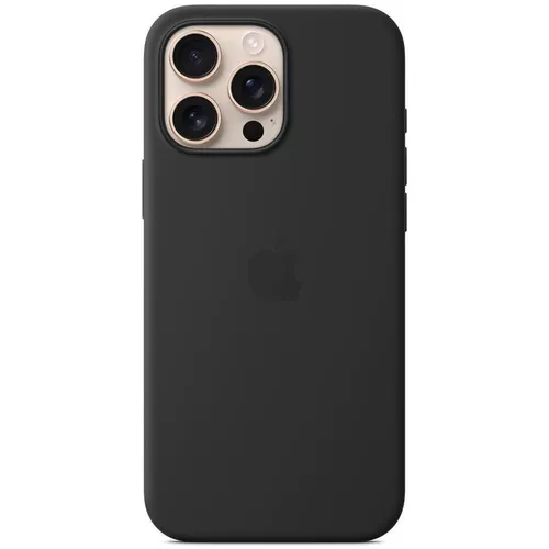 cumpără Husă pentru smartphone Apple iPhone 16 Pro Max Silicone Case with MagSafe Black MYYT3 în Chișinău 