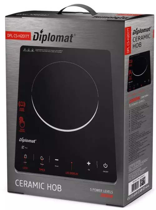 купить Плита электрическая настольная Diplomat CS-H2017T в Кишинёве 