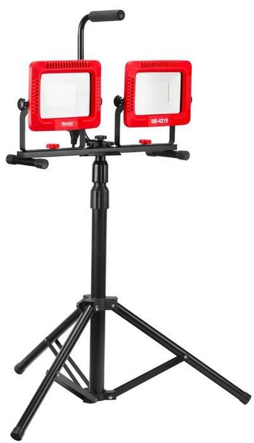 купить Прожектор Ronix RH-4219 Double LED Work Light With Tripod Stand 50W в Кишинёве 