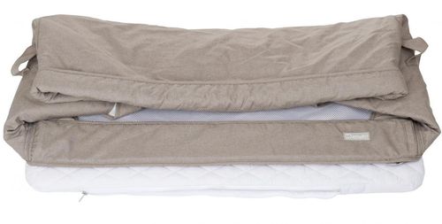 купить Манеж BabyGo BGO-4602 Patut Co-sleeper 2 in 1 Together Beige в Кишинёве 