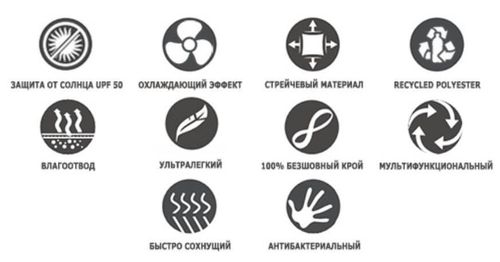 купить Одежда для спорта Buff Шарф-труба UV+ Coolnet Solid Black в Кишинёве 