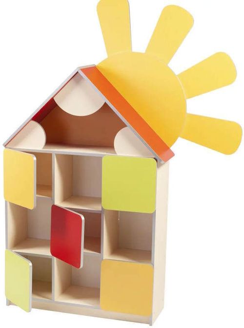 cumpără Dulap pentru instituții Tisam Pajiște cu Flori Nr. 10, Casă, 1332x320x1834mm (28517) în Chișinău 
