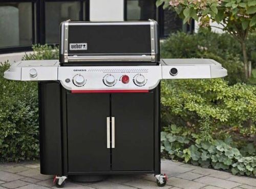 cumpără Grătar Weber W1501302 Genesis EP-335W GBS 3 Burner Black (pe gaz) în Chișinău 
