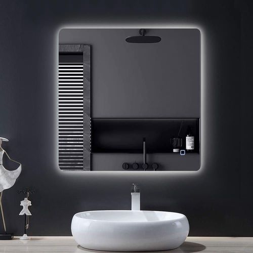 купить Зеркало для ванной Bayro Moon 600x600 LED touch нейтральный в Кишинёве 