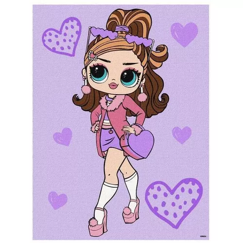купить Картина по номерам Ideyka (KHO6284) L.O.L. Surprise! Tweens Fancy Gurl, 30х40 в Кишинёве 