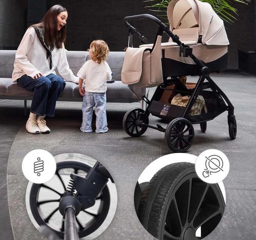 cumpără Сărucior pentru copii KinderKraft 2в1 Vesto 2 KSVEST02BEG2000 Beige în Chișinău 