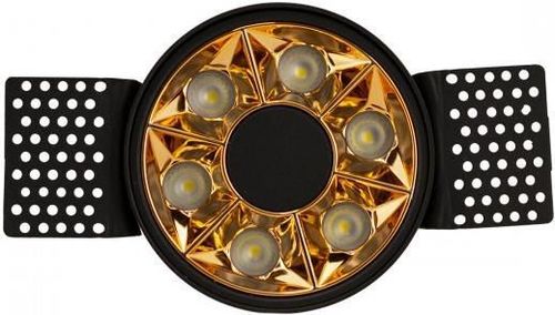купить Освещение для помещений LED Market Recessed Downlight Wheel 7W, 4000K, LM-XT006, Ø138*78mm*h50mm, Black+Gold в Кишинёве 