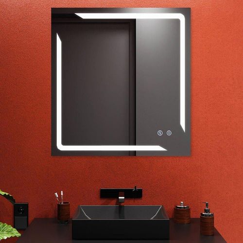 купить Зеркало для ванной Bayro Smart 700x800 LED touch c подогревом в Кишинёве 