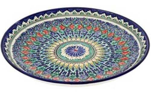купить Тарелка Rishtan Ceramic Lyagan Mehrob 56cm, pictata manual, ceramica в Кишинёве 