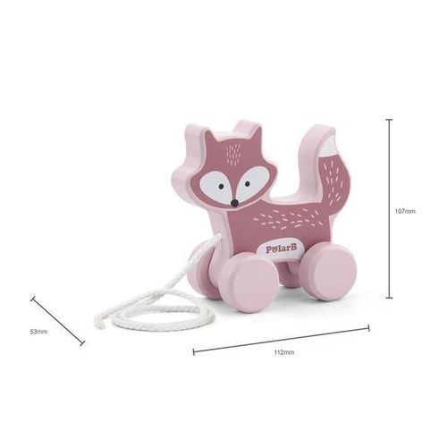 cumpără Jucarie de tras și împins PolarB 44002 Vulpea (cu șiret) în Chișinău 