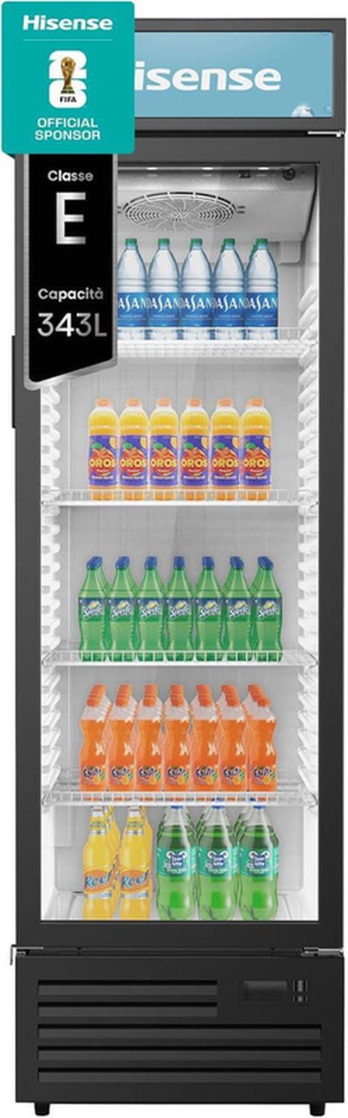 купить Холодильная витрина Hisense CPC381N7ABD в Кишинёве 