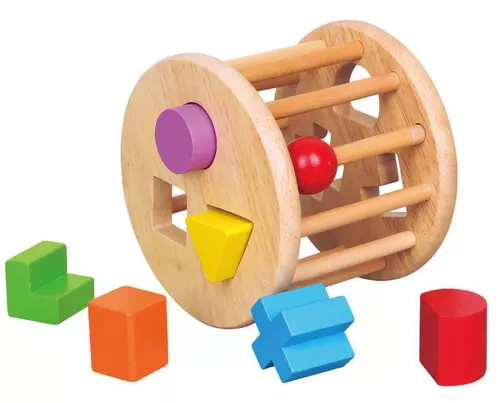 купить Игрушка Viga 54123 Shape Sorting Wheel в Кишинёве 