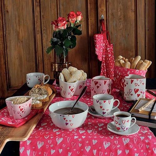 купить Домашний текстиль Tognana 53055 Set servete de servire Amore 45x70cm (2buc) в Кишинёве 