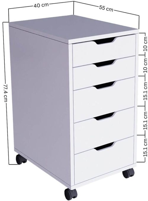 купить Офисный шкаф Trendy Duru 1600-48, 40x77,4x55cm (GTR007993) в Кишинёве 