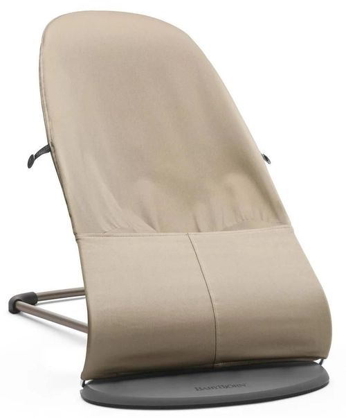 купить Детское кресло-качалка BabyBjorn 005226A Balance Soft Woven, Khaki/Beige в Кишинёве 