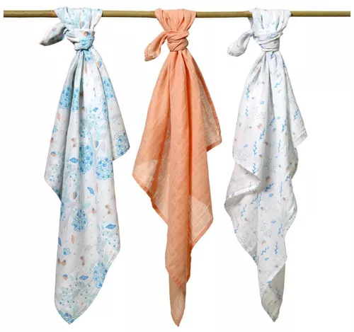 cumpără Accesoriu pentru înfășat BabyOno 348/09 Scutece MUSLINA super moale 3 buc. în Chișinău 