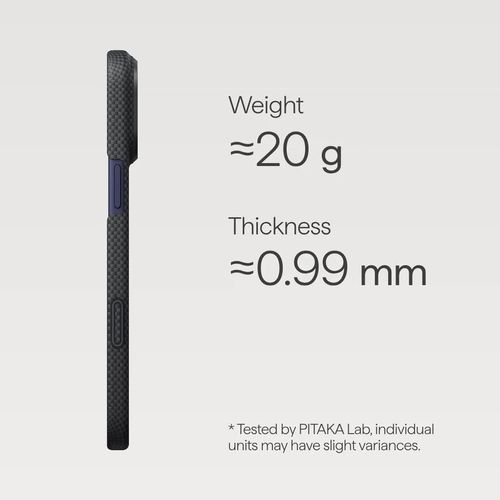 купить Чехол для смартфона Pitaka Iphone 17 Pro Ultra-Slim (NoProblemo) (KI1701NO) в Кишинёве 