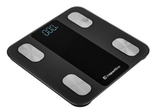 cumpără Cântar de podea inSPORTline 13448 Syncale 20 IN30430-1 Black, 180 kg în Chișinău 