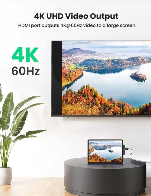 cumpără Adaptor IT Ugreen 70688 HUB 5 in 1 USB-C Multifunction Adapter for iPad Pro CM317, Silver în Chișinău 