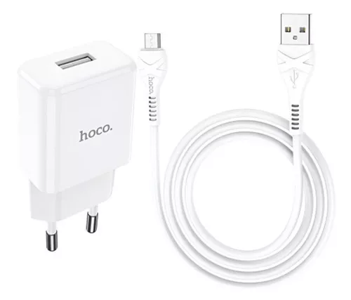 купить Зарядное устройство сетевое Hoco HCOWCMCN9ESWH USB to Micro-USB 2.1A N9 Especial, White в Кишинёве 