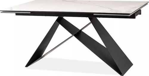 cumpără Masă Signal Westin III ceramic (160-240)X90 bial/czarnymat în Chișinău 