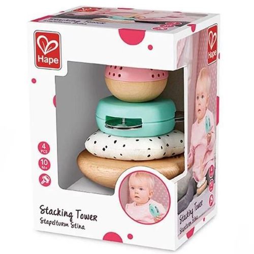 купить Игрушка Hape E8502 Jucărie educațională Piramida tactilă в Кишинёве 