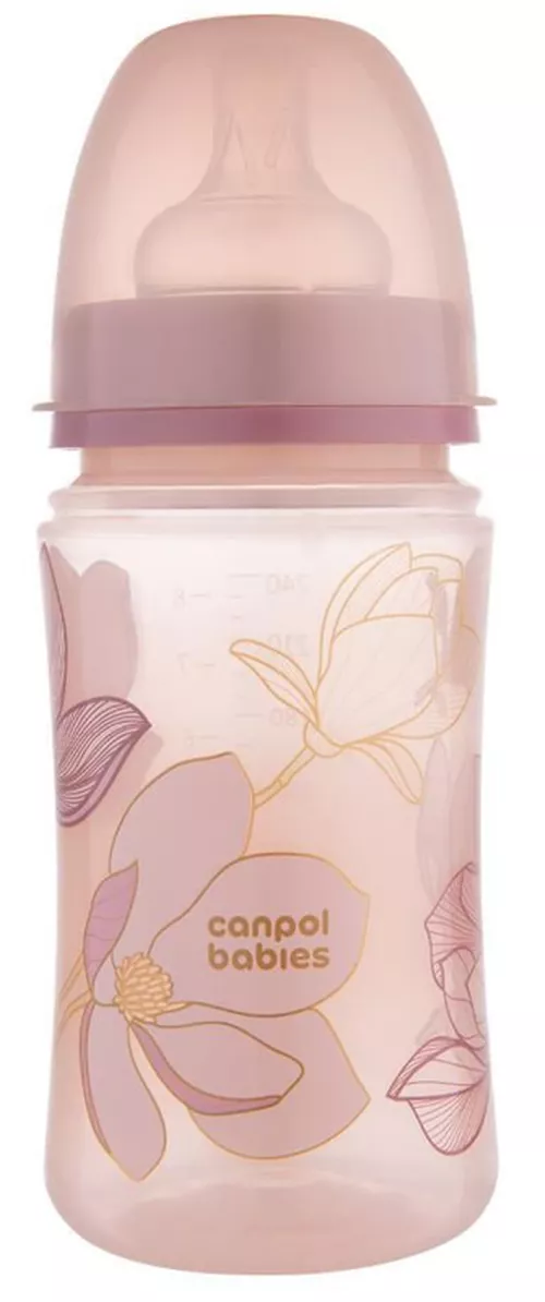 cumpără Cană cu pai Canpol 35/240 Антиколиковая бутылочка EasyStart 240мл Gold în Chișinău 