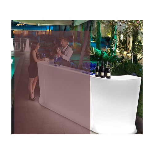 cumpără Mobilier (tejghea coltar) pentru bar LYXO MARVY BAR LED L 65cm x H 110cm corner with Led light outdoor - Wire 3m BN301-OCM065-019 included led tube 18W 4000K (Mobilier (tejghea) colțar de bar cu iluminare LED pentru exterior) în Chișinău 