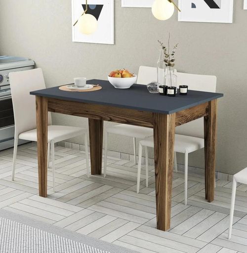 cumpără Masă Trendy Kiev 504-Nuc, Antracit 110x75x72cm în Chișinău 