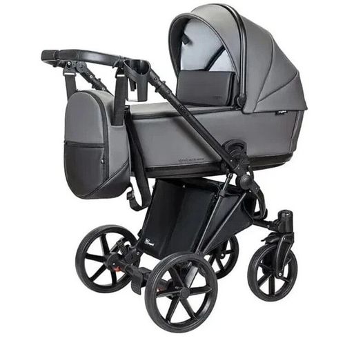 купить Детская коляска Angelina Carucior 2in1 Enigma Eco Leather Grey Ecco-11 в Кишинёве 