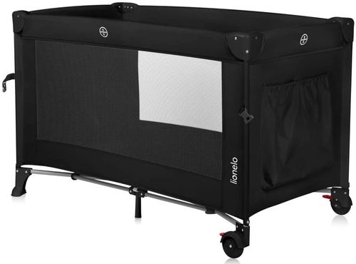купить Манеж Lionelo Ellen Black Carbon, 2 nivele в Кишинёве 
