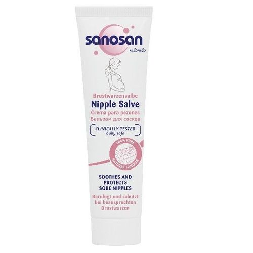 Balsam pentru mameloane cu lanolina Sanosan Mama 30 ml 