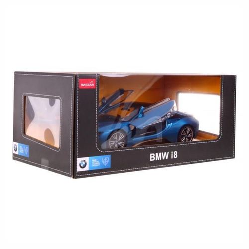 купить Радиоуправляемая игрушка Rastar 71000 R/C 1:14 BMW i8, albastră, 1909D в Кишинёве 