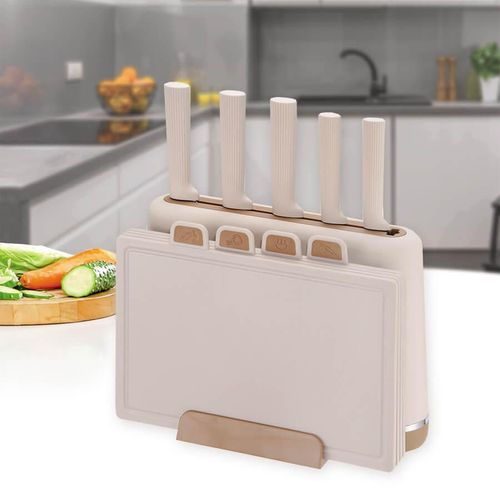 cumpără Set cuțite Maestro MR-1412, set de cutite 5ob.+set tocatoare 4ob., Beige în Chișinău 