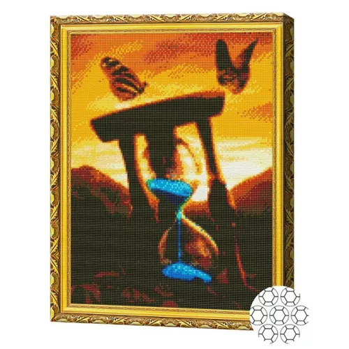 cumpără Tablou pe numere Art Gallery GA84603 Mozaic cu diamante 40x50cm Curgerea timpului în Chișinău 