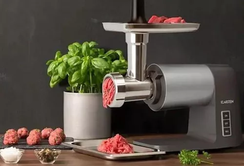 купить Мясорубка электрическая Klarstein Mett Max 10034244 Silver/Grey в Кишинёве 