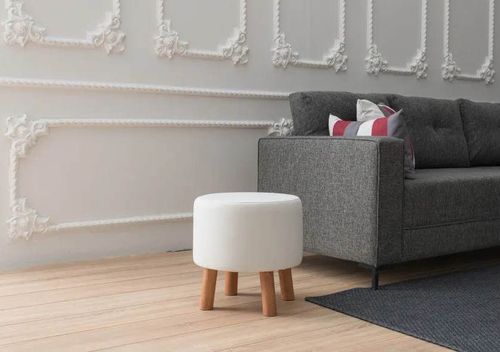купить Пуф Trendy Tuffet Silindir-Crema (GTR002889) в Кишинёве 